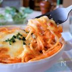 【冷食アレンジ】ガッツリ派も大満足！ナポリタングラタン