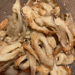 ミントミントの作ってみた!投稿(＼お弁当にも／レンチン4分【舞茸ちくわのごま味噌あえ】)