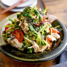 【ささみと豆苗の中華風海苔サラダ】ヘルシー☆ボリューム◎