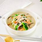 具沢山【ちゃんぽんスープ】麺なしでも大満足！なウマさ♡