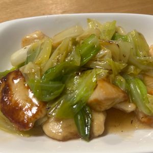 1224899の作ってみた!投稿(【鶏キャベツうま塩とろみ炒め】食材2つ！早うまヘルシーおかず)