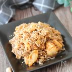 ご飯に合うヘルシーおかず♡糸こんとキムチとツナのごま味噌炒め