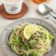 栄養満点◎サバ缶とブロッコリーの具だくさんパスタ