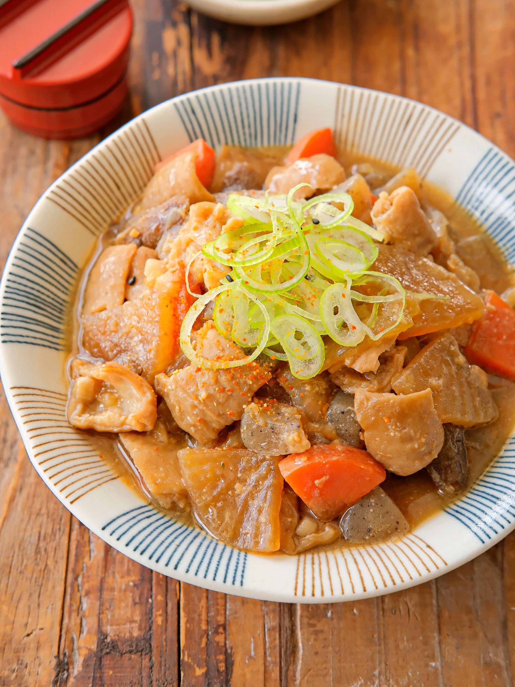 基本のもつ煮込み】定番/味染み/柔らかくてとろとろ臭みなし | レシピ