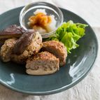 大根おろしでさっぱり！まるごと椎茸ハンバーグ 