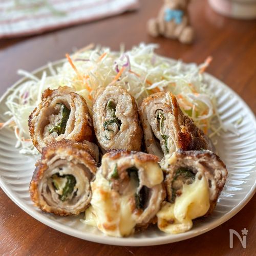 この作り方ズルい！揚げへん「梅しそチーズカツ」