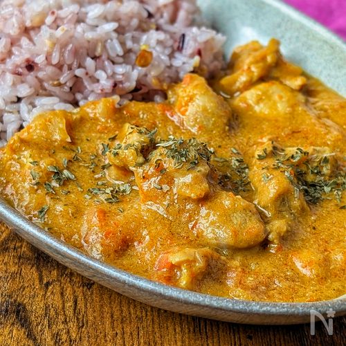 【濃厚バターチキンカレー】子供大絶賛💕