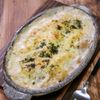 熱々を食べよう「鶏肉のペンネグラタン」