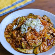 レンジで完結！なすとえのきの麻婆春雨