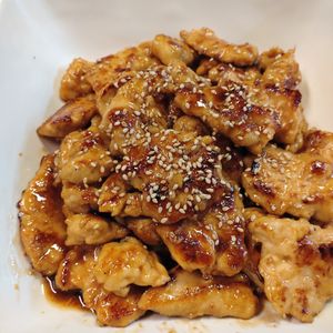 なべ円の作ってみた!投稿(むね肉柔らか♪こってりガーリック醤油チキン)