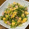 MYHRの作ってみた!投稿(3分de完成♡おかわりが止まらない♡めちゃ旨♡無限豆苗♡)