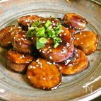カリカリなすの甘酢あんかけ