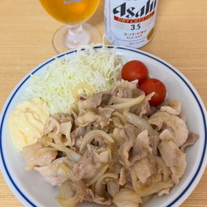 Tsuneaki Okadaの作ってみた!投稿(ワンパン10分！【究極の生姜焼き】漬け込み不要◎お肉柔らか♩)