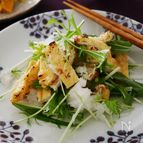 薄揚げと水菜のみぞれ和え