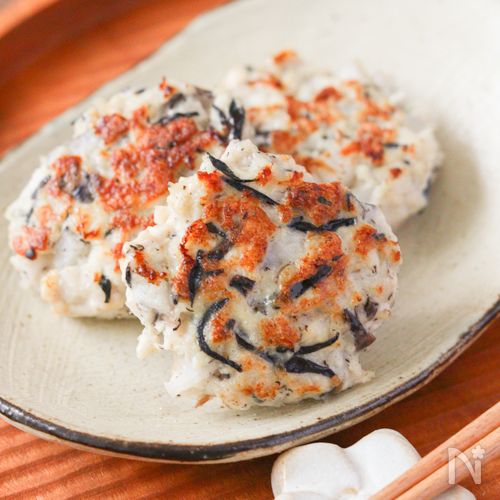 シャキシャキ♪【れんこんひじきの鶏つくね】