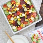カツオとチーズの洋風ちらし寿司