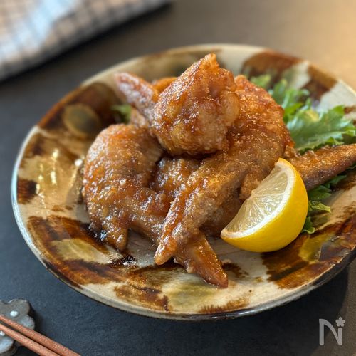 まるごとガブっと♪手羽先の唐揚げ