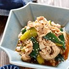 かち割りきゅうりと豚肉の香味中華漬け【#作り置き#包丁不要】
