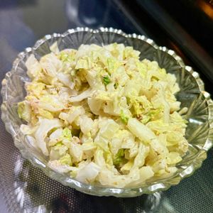 Momo♡の作ってみた!投稿(【白菜の和風おかかマヨサラダ】ごま香る♪簡単おかず☆)