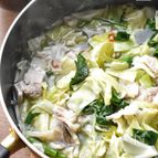 味付け1つ♡簡単なのにめちゃ旨♡豚肉のもつ鍋風スープ♡