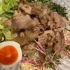 りかの作ってみた!投稿(行列のできる定食屋さんの😋豚の味噌漬け焼き定食🤩🍚)