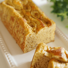 低脂質！混ぜて焼くだけ♪簡単ふんわりバナナケーキ