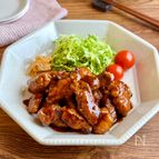 お手頃！角切り肉で大満足【ひとくちトンテキ風】