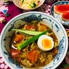なるみんの作ってみた!投稿(【夏のトマトカレーうどん】だし×トマトの旨味!止まらぬ旨さ♡)