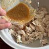 春の旬を楽しむ しっとりささみとセリの和え物の工程7