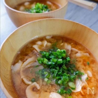 ＼ごぼうを味わう／ごぼうと豚肉のお味噌汁