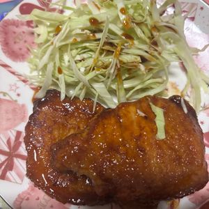 ほのかの作ってみた!投稿(お手軽ごちそうおかず♡『はちみつジンジャーポークステーキ』)