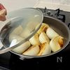 焼き新玉ねぎのうま塩だれ漬けの工程3