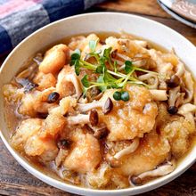 【鶏むね肉ときのこのおろし煮】しっとり柔らか♡ヘルシーおかず