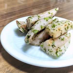 ぷぷはなの作ってみた!投稿(切り方がミソ！味見が止まらない『のり塩れんこん』)