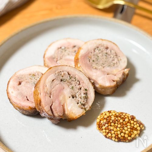 鶏肉のインボルティーニ