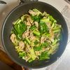 【小松菜と豚肉の和風カレー炒め】冷蔵庫の常連で!の工程6