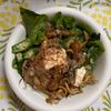 チョビの助の作ってみた!投稿(オクラとなめこのお豆腐サラダ。)