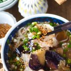 【汁まで完食！とろ〜りなすの肉汁つけ素麺】大人気アレンジ素麺
