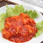 【冷食アレンジ】エビシュウマイのエビチリ風