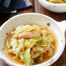 キャベツと油揚げのポン酢南蛮【#作り置き#大量消費】
