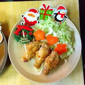 チョロリスの作ってみた!投稿(フライパンで♪照りツヤ♡『手羽元のローストチキン』)
