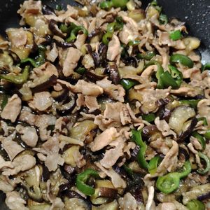rantomoの作ってみた!投稿(なす・ピーマン・豚肉のしぐれ煮風【作り置き】)