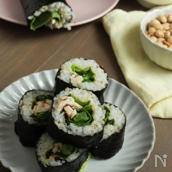 ボリュームたっぷり！棒棒鶏海苔巻き