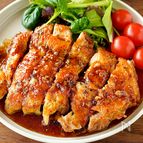 【甘酢だれチキンステーキ】味付け２つ.ᐟカリッとジューシー♩