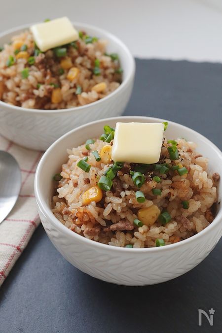 をとまんま/米川あゆみさんの味付けは焼肉のタレだけ♬【ペッパーランチ風炊き込みご飯】