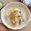 『白菜とウインナーの豆乳スープ』手軽に作れる、優しい味