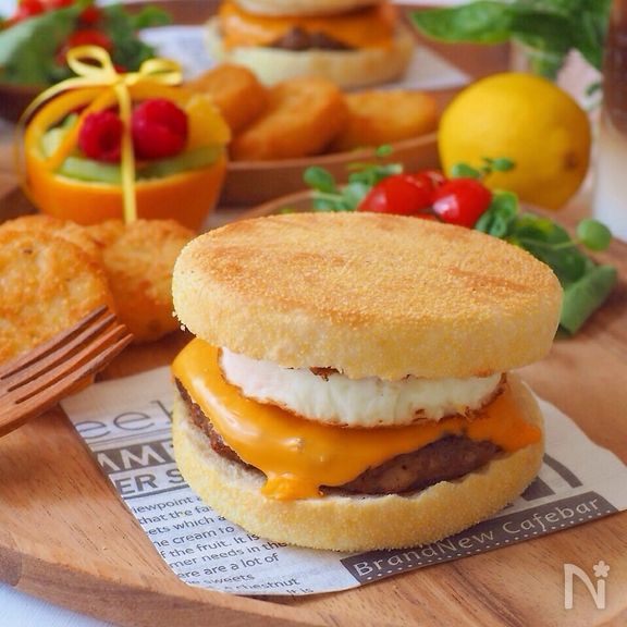 ママック！手作りソーセージエッグマフィン