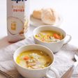 皮ごと根菜ごろごろ♪ 味噌オーツミルクスープ
