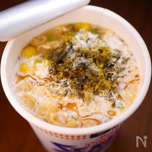 深夜飯💀💖カップラーメンアレンジ③シーフード編😋🍜