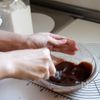 板チョコ1枚使い切り♪マーブルチョコパンの工程2